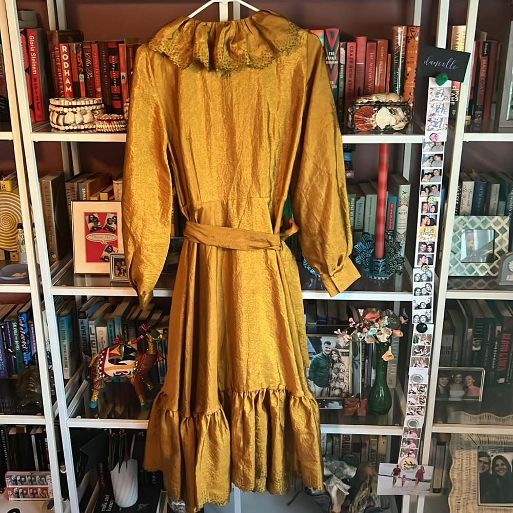 Stine Goya Steffi Gold Wrap Dress - Picture 7 of 14